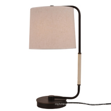 Hot Sale Modern Hotel Home Creative Bedroom Fabric Shade Table Lamp